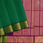 10 Yards Semi Silk Cotton Sarees – Dark Green SASPT0037179