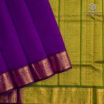 10 Yards Semi Silk Cotton Sarees – Dark Violet SASPT0037180