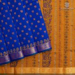 10 Yards Semi Silk Cotton Sarees – Dark Ink Blue SASPT0037182