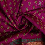 10 Yards Semi Silk Cotton Sarees – Dark Majenta SASPT0037183 - Image 2