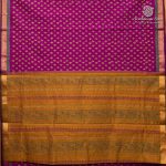 10 Yards Semi Silk Cotton Sarees – Dark Majenta SASPT0037183 - Image 3