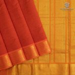 10 Yards Semi Silk Cotton Sarees – Rust SASPT0037187
