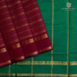10 Yards Semi Silk Cotton Sarees – Dark Brown SASPT0037188