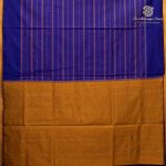10 Yards Semi Silk Cotton Sarees – Persian Indigo SASPT0037189 - Image 3