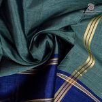 10 Yards Devendra Sarees - Medium Grey Green SASTDC37193 - Image 2