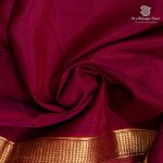 10 Yards Devendra Sarees - Dark Burgundy SASTDC37197 - Image 2