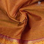 10 Yards Pure Cotton Sarees - Cider Brown SASTC0037203 - Image 2