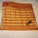 10 Yards Pure Cotton Sarees - Cider Brown SASTC0037203