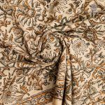 10 Yards Pure Cotton Sarees - Beige SASTC0037207 - Image 2