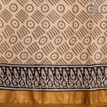 Mangalagiri Bagru Sarees - Blue SASVS37209 - Image 3
