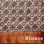 Mangalagiri Bagru Sarees - Beige SASVS37217 - Image 3