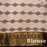 Mangalagiri Bagru Sarees - Beige SASVS37218 - Image 3