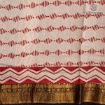 Mangalagiri Bagru Sarees - Black SASVS37219 - Image 3