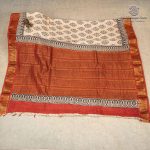 Mangalagiri Bagru Sarees - Beige SASVS37220