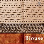 Mangalagiri Bagru Sarees - Beige SASVS37220 - Image 3