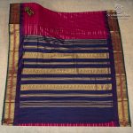 10 Yards Kalyani Cotton Sarees - Dark Majenta Pink SASTKC37222 - Image 2