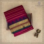 10 Yards Kalyani Cotton Sarees - Dark Majenta Pink SASTKC37222