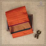 10 Yards Kalyani Cotton Sarees - Orange SASTKC37230