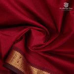 Silk Cotton Sarees Simple – Maroon SAS37242 - Image 2
