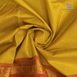 Silk Cotton Sarees Simple – Yellow SAS37243 - Image 2