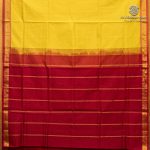 Silk Cotton Sarees Simple – Yellow SAS37243 - Image 4