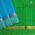 Silk Cotton Sarees Simple – Light Blue SAS37244