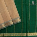 Silk Cotton Sarees Simple – Dark Beige SAS37245