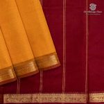 Silk Cotton Sarees Simple – Mango Yellow SAS37246