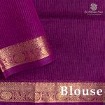 Silk Cotton Sarees Simple – Bottle Green SAS37248 - Image 3
