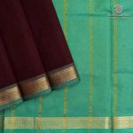 Silk Cotton Sarees Simple – Dark Brown SAS37250