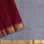 Silk Cotton Sarees Simple – Maroon SAS37251