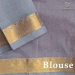 Silk Cotton Sarees Simple – Maroon SAS37251 - Image 3
