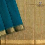 Silk Cotton Sarees Simple – Peacock Green SAS37252