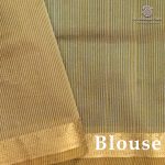 Silk Cotton Sarees Simple – Peacock Green SAS37252 - Image 3