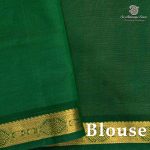 Silk Cotton Sarees Simple – Dark Burgundy SAS37253 - Image 3