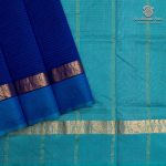 Silk Cotton Sarees Simple – Dark Royal Blue SAS37254