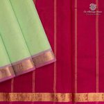 Silk Cotton Sarees Simple – Pista Green SAS37255