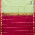 Silk Cotton Sarees Simple – Pista Green SAS37255 - Image 4