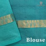 Silk Cotton Sarees Simple – Dark Royal Blue SAS37257 - Image 3