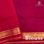 Silk Cotton Sarees Simple – Dual Shade Teal Blue SAS37258 - Image 3