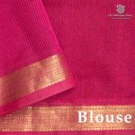 Silk Cotton Sarees Simple – Maroon SAS37259 - Image 3