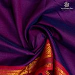 Silk Cotton Sarees Simple – Dual Shade Purple SAS37261 - Image 2