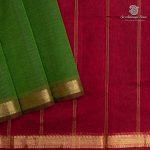 Silk Cotton Sarees Simple – Dark Olive Green SAS37262