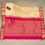 Dance Arangetram Sarees - Buttercream SASDS37264 - Image 3