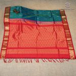 Dance Arangetram Sarees - Peacock Green SASDS37267 - Image 3