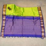 Dance Arangetram Sarees - Dual Shade Chartreuse Green SASDS37268 - Image 3
