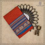Dance Practice Sarees - Rust Orange SASDS37288