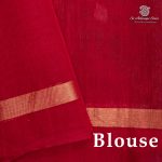 Kora Silk Cotton Sarees - Dark Ink Blue SAS0037328 - Image 3