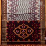 Kora Silk Cotton Sarees - Beige and Grey SAS0037330 - Image 4