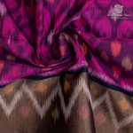 Kora Silk Cotton Sarees - Dark Majenta SAS0037332 - Image 2